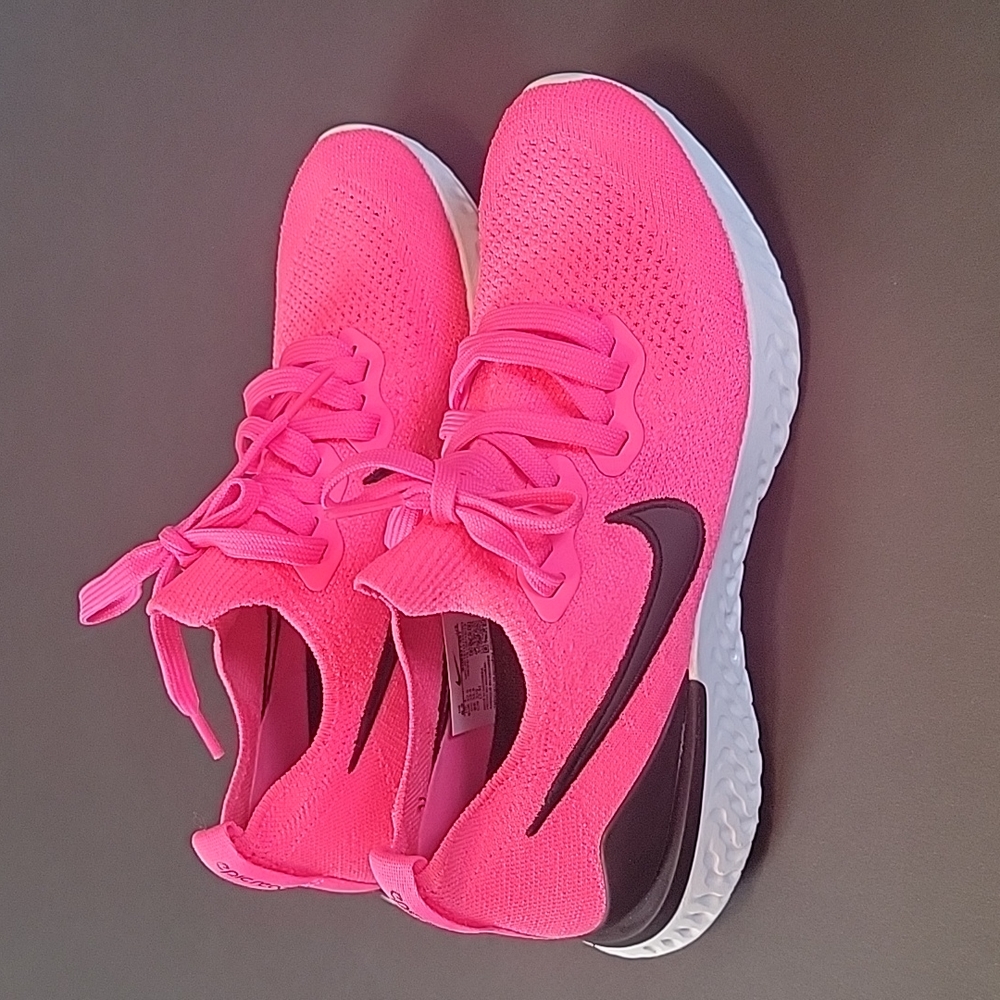 NIKE EPIC REACT FLYKNIT 2 RISPERRY RED BQ8927-601 Women's Running Shoes Size 6.5